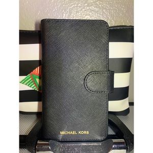iPhone X Michael Kors Folio Case - Black